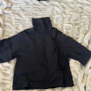 Tibi short sleeve turtleneck t shirt